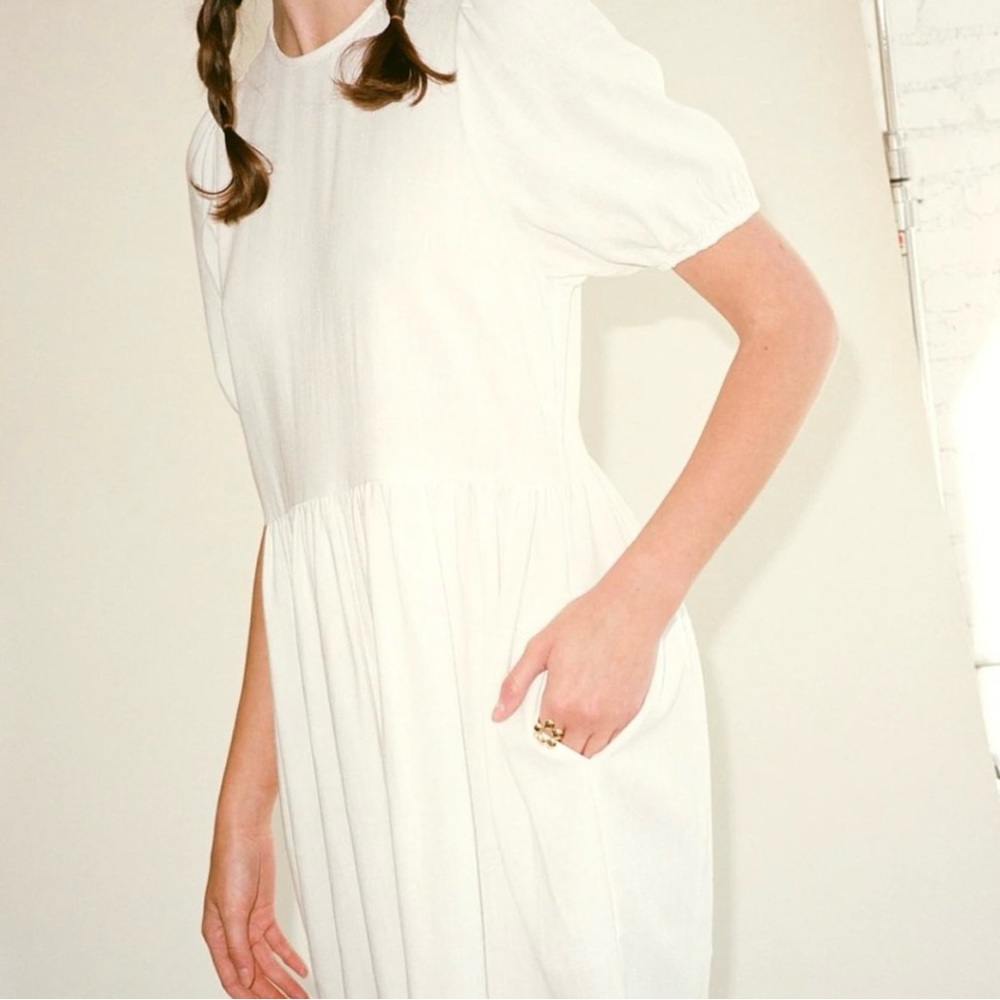 Lisa Says Gah Pia White Mini Dress, XS